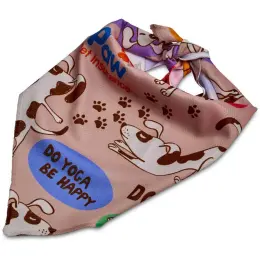 Hoppla Bosco Large Polyester Dog Bandana Branded